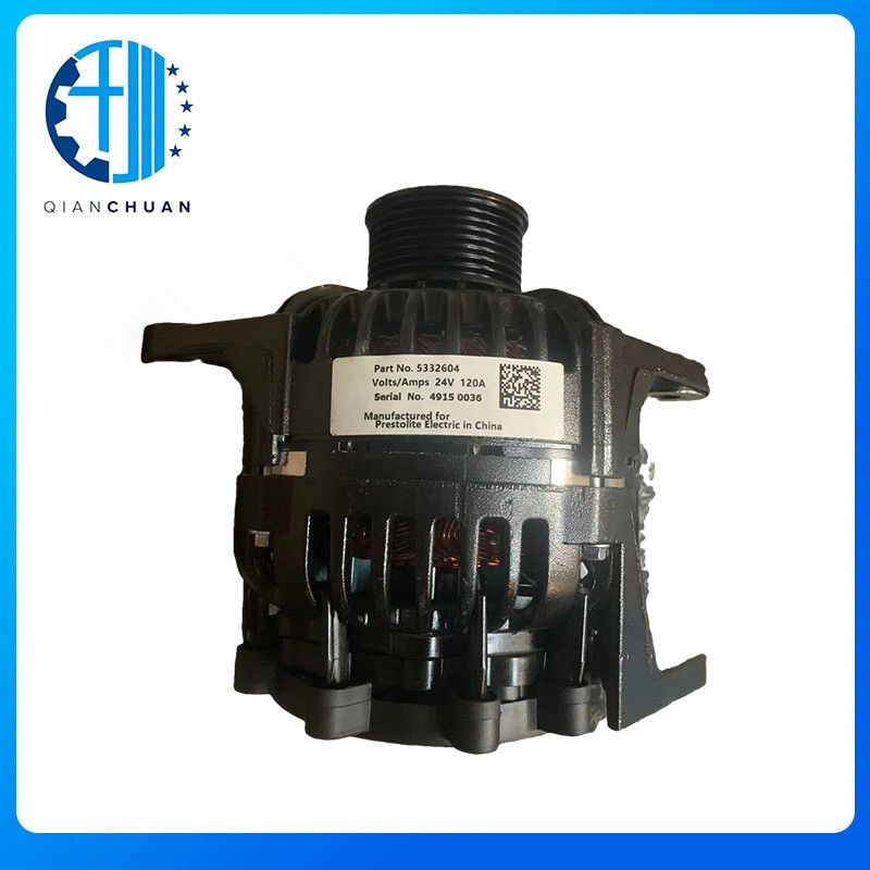 24V 120A Forklift Alternator For Prestolite Cummins 6CT 5332604 AVI147j3109HD